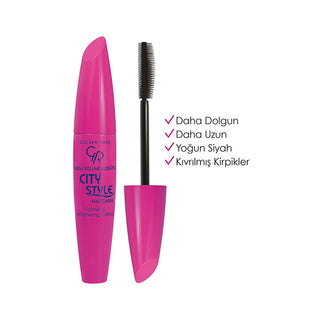Golden Rose Mega Volume & Length City Style Mascara: Intense Black, Dramatic Lashes, Dual Brush for Ultimate Curl & Definition Golden Rose Mascara: Mega Volume, Length & Curl - Dramatic Lashes Mega volume mascara, Length mascara, Black mascara, Curling mascara, Dual sided mascara brush, Volumizing mascara, Long lasting mascara, City Style Mascara, Golden Rose Mascara, Dramatic lash mascara, Mascara, Volume, Length, Curl, Lashes, Dramatic, Intense black, Dual brush, Volumizing, Curling, Long lasting, City St