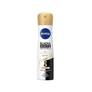 Nivea Invisible Black&White Antiperspirant Deodorant Spray - 150ml Silky Smoothness for Invisible Protection Nivea Invisible Black&White Deodorant Spray - Invisible Protection Nivea Invisible Black&White, Antiperspirant Deodorant Spray, Silky Smoothness Deodorant, Invisible Deodorant for Clothes, 150 ml Deodorant Spray, antiperspirant, deodorant, invisible protection, silky smoothness, Nivea, personal care, hygiene, body care, cosmetics