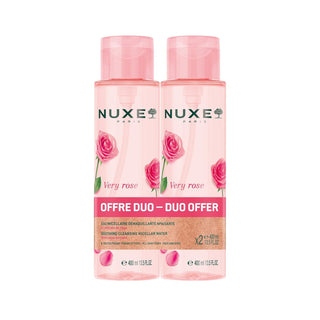 Nuxe Very Rose Soothing Micellar Water - 2x400ml Gentle Skincare Cleanser for Sensitive Skin Nuxe Very Rose Micellar Water - Gentle Skincare Cleanser Nuxe Very Rose Micellar Water, Soothing micellar water, Gentle skincare cleanser, Natural micellar water, Sensitive skin cleanser, Micellar water for sensitive skin, Nuxe skincare, Gentle cleansing, Soothing skincare, Calming micellar water