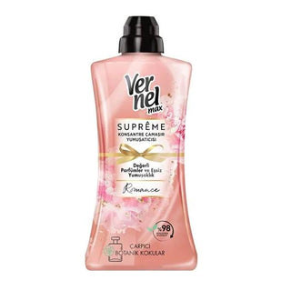 Vernel Supreme Romance: Long Lasting French Perfume Fabric Softener for Soft & Fragrant Laundry Vernel Supreme Romance Fabric Softener: Long Lasting Scent fabric softener, laundry softener, concentrated fabric softener, long lasting fragrance softener, Vernel Supreme Romance, French perfume fabric softener, eco-friendly fabric softener, soft clothing, fragrant laundry, best fabric softener, laundry, fragrance, perfume, softness, eco-friendly, sustainable, concentrated, clothes, garments, washing, laundry sc