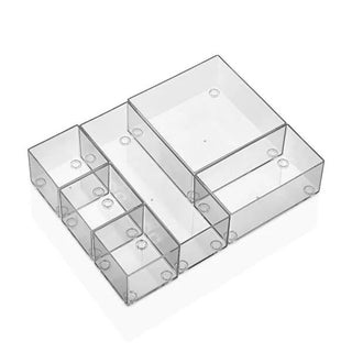 Esda 6 Piece Drawer Organizer Set - Plastic Storage Solution for Efficient Space Management Esda 6 Piece Drawer Organizer - Efficient Storage Solution drawer organizer, plastic organizer, 6 piece organizer set, drawer management, storage solutions, Esda, plastic storage, customizable organization, durable organizer, easy to clean organizer, maximize storage, clutter free, organized living, home office organization, kitchen organization