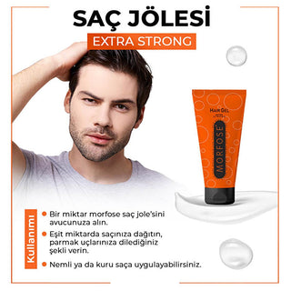 Morfose Extra Strong Hair Gel - 24H Lasting Hold, No Residue - Ultimate Styling Gel for Men & Women - Morfose Hair Styling Products Morfose Extra Strong Hair Gel - All Day Hold, No Residue Hair Gel, Extra Strong Hold Gel, Styling Gel, Morfose Hair Gel, Long Lasting Hair Gel, No Residue Hair Gel, Hair Styling Products, strong hold, hair styling, no flake gel, men's hair gel, women's hair gel, professional hair gel, all-day hold, non-sticky gel, hair product, hair care, quick styling, easy to use, styling pro
