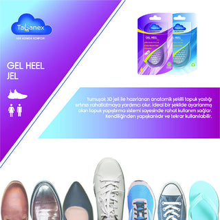 tabanex heel gel insert for women, comfortable heel insert for high heels, anatomical heel gel insert Tabanex Comfortable Heel Gel Insert - Anatomical Design for Women Wearing High Heels Tabanex Heel Gel Insert for Women | Comfortable Support women, heel-insert, comfortable-shoes, gel-insert, high-heels, foot-support, anatomical-design, reusable, self-adhesive, ai-generated