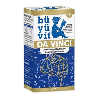 Büyüvit - Davinci Green Tea Extract Liquid Dietary Supplement with L-Theanine, 3.38 fl oz