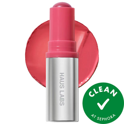Color Fuse Longwear Hydrating Glassy Lip + Cheek Blush Balm Stick - Vegan, Gluten-Free, Cruelty-Free Cheek Color with Sk
