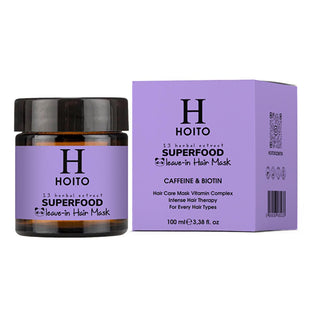 Hoito Superfood Leave-In Hair Mask: Repair, Protect & Detangle Damaged Hair - Anti-Frizz, Heat & Color Safe Treatment (3.38 fl oz) Hoito Leave-In Hair Mask: Repair, Protect & Detangle! leave-in hair mask, hair repair mask, anti-frizz hair treatment, heat protectant spray, split end repair treatment, color safe hair mask, damaged hair treatment, Hoito leave-in mask, hair mask, hair treatment, anti-frizz, heat protection, split end repair, color safe, damaged hair, nourishing, softening, detangling, hair care