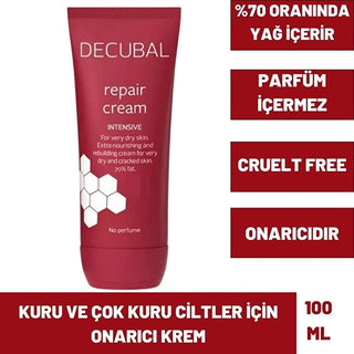 Decubal Extra Nourishing Repair Cream for Very Dry & Damaged Skin - Fragrance-Free, Allergy-Tested Moisturizer Decubal Dry Skin Repair Cream - Fragrance-Free & Allergy-Tested dry skin moisturizer, damaged skin cream, fragrance-free skincare, allergy-tested moisturizer, intense hydration cream, moisturizing cream, dry skin relief, skin repair cream, sensitive skin friendly, ceramides, niacinamide, nourishing cream