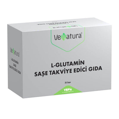 VeNatura L-Glutamine Dietary Supplement Powder - 5000mg per Sachet, 30 Count - Supports Muscle Recovery and Gut Health