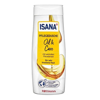 Isana Moisturizing Shower Care Gel - Vegan, Dermatologically Approved for Dry Skin - 10.14 fl oz Isana Moisturizing Shower Gel - Vegan & Dermatologically Approved shower care gel, moisturizing shower gel, vegan skincare, dermatologically approved skincare, dry skin care, shea butter, macadamia oil, pH-balanced, cruelty-free, skincare for dry skin, vegan shower gel, nourishing shower gel