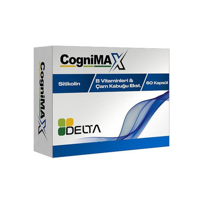 Delta Cognimax: Advanced Brain Health Supplement - Boost Memory, Focus & Cognitive Support with Citicoline, Pine Bark Ex