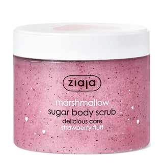 Ziaja Marshmallow Sugar Body Scrub - Exfoliating & Moisturizing Strawberry Scented Body Peeling - Natural Skin Smoothing for Spa-Like Softness Ziaja Marshmallow Scrub - Smooth & Moisturize Your Skin! body scrub, sugar scrub, exfoliating scrub, moisturizing body scrub, strawberry scented scrub, natural body scrub, skin smoothing scrub, body peeling, ziaja body scrub, dry skin, spa treatment, shea butter, strawberry aroma, natural sugar crystals, skin exfoliation, gentle exfoliation, skin hydration, smooth sk