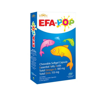 New Life Omega-3 Dietary Supplement for Heart & Brain Health - Chewable Capsules with Vitamin D