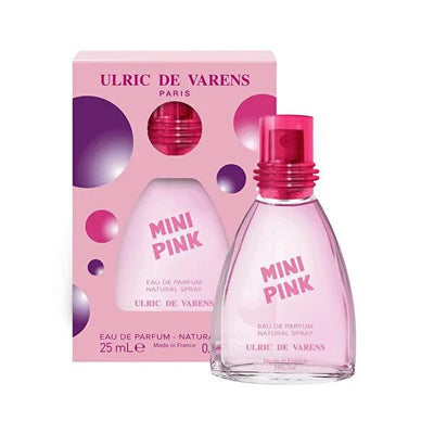 Ulric De Varens Mini Pink EDT Women's Perfume - 25ml Compact Floral Fragrance