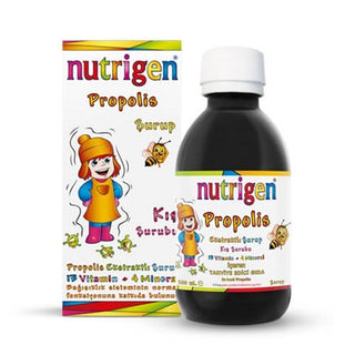 Nutrigen Propolis Syrup for Kids - Immunity Boosting Dietary Supplement with Vitamins & Minerals Nutrigen Propolis Syrup for Kids - Natural Immunity Booster Dietary Supplement Syrup, Propolis Syrup, Multivitamin Syrup for Kids, Nutritional Support for Children, Immunity Boosting Syrup, Kids Health Supplements, Natural Immunity Booster, Propolis Benefits, Vitamin Supplement for Kids, Mineral Supplement for Children