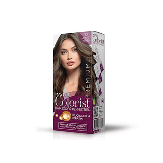 master colorist premium hair dye ash blonde 7.1, ash blonde hair color with jojoba oil, keratin hair mask for nourishing hair Master Colorist Hair Dye - Ash Blonde 7.1 | Premium Master Colorist Hair Dye - Ash Blonde 7.1 | Premium hair-dye, ash-blonde, premium-hair-color, women-hair-care, master-colorist, color-treatment, long-lasting-color, hair-nourishment, ai-generated, keratin-mask