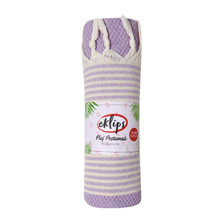 Eklips Lilac Turkish Towel Peshtemal - Lightweight, Absorbent, & Compact Beach, Bath, Spa Travel Towel Eklips Lilac Turkish Towel - Lightweight Beach & Travel Towel Turkish towel, peshtemal, lightweight towel, compact towel, beach towel, lilac towel, travel towel, thin towel, absorbent towel, Eklips Peshtemal, stylish towel, elegant towel, honeycomb towel, versatile towel, spa towel, bath towel, hand towel, face towel, quick dry towel, soft towel, small towel, travel accessory, beach accessory, bath accesso