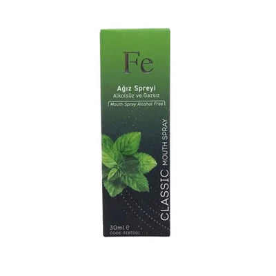 Fe Natural Mouth Spray, Alcohol-Free Breath Freshener - 30ml for Fresh Breath & Oral Hygiene