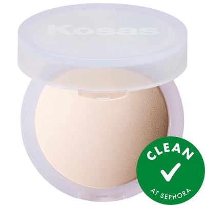 Cloud Set: Talc-Free Vegan Setting Powder - Smooths Skin, Minimizes Pores, Brightens, Ideal for Sensitive Skin - Cruelty