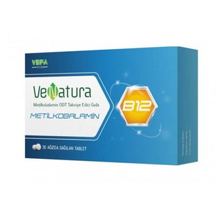 VeNatura Vitamin B12 Supplement - Methylcobalamin ODT 1000 µg for Nerve Health & Energy - Vegan & Gluten-Free VeNatura Vitamin B12 ODT - 1000 µg Methylcobalamin for Vegans Vitamin B12 supplement, Methylcobalamin, Orally disintegrating tablets, Vegan dietary supplement, Gluten-free supplement, Health & Wellness, Dietary Supplements, Vitamin Supplements, Vegan Health, Nerve Health Support, Energy Boost, Red Blood Cell Formation