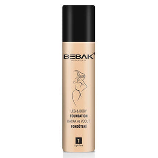Bebak Leg Foundation Light: Water-Resistant Leg Makeup for Flawless Legs & Even Skin Tone - Conceal Blemishes & Imperfections Bebak Leg Foundation: Flawless Legs, Water Resistant Makeup leg foundation, leg makeup, water resistant leg makeup, blemish cover leg, skin tone evener leg, spray leg foundation, flawless legs makeup, cover imperfections legs, foundation, makeup, body makeup, blemishes, imperfections, skin tone, beauty, cosmetic, water resistant, non-transfer, easy absorption, even skin tone, legs, b