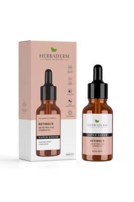 Herbaderm Retinol E Super Serum 30 ml - Anti-Aging Skincare with 0.3% Pure Retinol & 2% Vitamin E