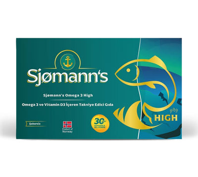 Sjomanns Omega 3: High Potency Chewable Gels for Adults & Kids - Support Heart & Brain Health with Delicious & Easy to T