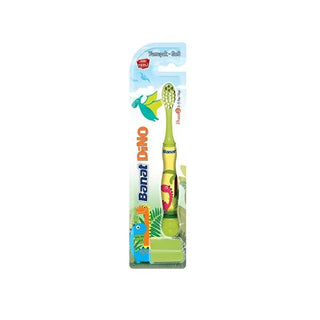 Banat Children's Toothbrush Dino Soft - Gentle on Milk Teeth, Ergonomic Design for Kids Aged 2-5 Banat Dino Soft Children's Toothbrush - Gentle & Ergonomic children's toothbrush, soft toothbrush for kids, baby toothbrush, toddler oral care, children's dental hygiene, kids oral health, gentle toothbrush, ergonomic toothbrush handle, toothbrush for milk teeth, children's oral hygiene products