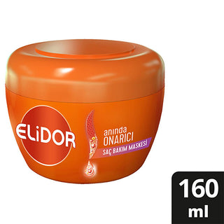 elidor superblend hair mask packaging, application of elidor hair mask, elidor hair mask texture, before and after elidor hair mask use Elidor Superblend Hair Repair Mask - Instant Repair with C Vitamin & Keratin for Damaged Hair | 160 ml Elidor Superblend Repair Hair Mask - C Vitamin & Keratin elidor, hair-mask, damaged-hair, instant-repair, c-vitamin, keratin, hair-care, beauty-enthusiasts, luxurious-hair-care, ai-generated