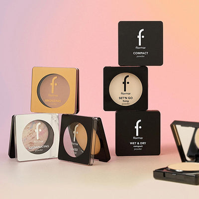 Flormar Compact Powder Pudra 092 Medium Soft Peach - Matte Finish, High Coverage Makeup for Natural Look