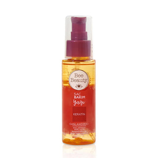 Bee Beauty Keratin Hair Care Oil - Nourishing, Anti-Frizz, Shine Enhancer for Dry/Damaged Hair Keratin Hair Oil for Dry/Damaged Hair - Bee Beauty Keratin Hair Care Oil, Hair nourishment product, Anti-frizz hair oil, Keratin based hair treatment, Hair shine enhancer, dry hair solution, damaged hair repair, hair care routine, nourishing hair oil, frizz reduction, hair manageability, hair softness, healthy hair shine