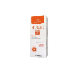 Heliocare Ultra 90 SPF50+ Sunscreen Cream for Sensitive Skin - Antioxidant, Non-Comedogenic, Daily Protection