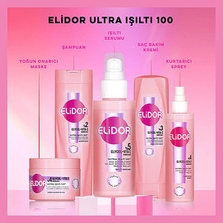 Elidor Ultra Shine Hair Care Shampoo - 100 Hours of 5x More Shine, Intensive Nourishment for Damaged Hair Elidor Ultra Shine Shampoo for Damaged Hair - 100Hrs Shine Hair care shampoo, Elidor Ultra Shine, Intensive hair nourishment, Shampoo for damaged hair, Long-lasting hair shine, Hair nourishment, Damaged hair care, Shine enhancement, Hair health, Elidor, Ultra Shine series, Hair care routine, Nourishing shampoo, Salon quality hair, Healthy hair, Hair repair, Color protected hair, Heat styling protection