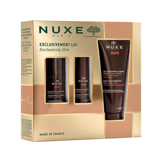 Nuxe Men Exclusively Him Men's Grooming Set - Comprehensive Skincare Solution for Men Nuxe Men Exclusively Him Grooming Set Nuxe Men Exclusively Him, Men's grooming set, Skincare for men, Personal care products for men, Grooming gift set, Men's skincare routine, Luxury grooming products