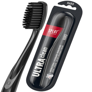 Splat Ultra Clean: Hard Bristle Toothbrush for Plaque Removal & Oral Hygiene, Silver Ion Protection Splat Ultra Clean: Hard Toothbrush for Plaque Removal hard toothbrush, plaque removal toothbrush, silver ion toothbrush, oral hygiene toothbrush, adult toothbrush, splat toothbrush, teeth cleaning brush, bacteria resistant toothbrush, manual toothbrush, plaque removal, silver ions, oral hygiene, adults, teeth cleaning, bacteria resistant, dental care, toothbrush, hard bristles, dental hygiene, clean teeth, fr