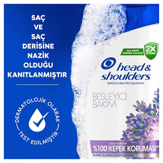 Head & Shoulders Anti-Dandruff Shampoo, Nourishing & Dermatologically Tested, 11.16 fl oz Head & Shoulders Anti-Dandruff Shampoo - Nourishing & Dermatologically Tested Anti-dandruff shampoo, Head & Shoulders shampoo, Nourishing shampoo for dandruff, Dermatologically tested shampoo, Sustainable hair care products, Lavender-scented shampoo, pH balanced shampoo, Anti-dandruff hair care, Scalp care, Dandruff treatment, Hair nourishment, Eco-friendly packaging, Recycled plastic packaging, Sensitive scalp care, L