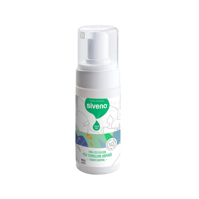 Siveno Natural Face Cleansing Foam 100ml - Gentle & Organic Face Wash for Sensitive Skin