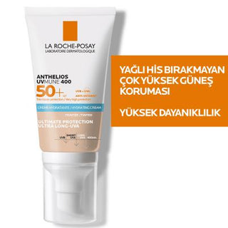 La Roche-Posay Anthelios UVMune SPF50+ Tinted Sunscreen: High UVA/UVB Protection, Moisturizing, Evens Skin Tone, Ideal for Sensitive Skin La Roche-Posay SPF50+ Tinted Sunscreen: Sensitive Skin Protection tinted sunscreen, SPF50+ sunscreen, sunscreen for sensitive skin, moisturizing sunscreen, UVMune sunscreen, La Roche Posay sunscreen, sunscreen with color, broad spectrum sunscreen, sun protection for face, hypoallergenic sunscreen, sunscreen, SPF 50+, face sunscreen, sensitive skin, UVA protection, UVB pro