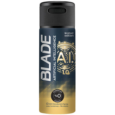 Blade A.I. 1.0 Men's Deodorant Spray - Long-Lasting Freshness, AI-Designed Scent