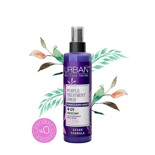 Urban Care Anti Brass Purple Hair Treatment: Vegan Keratin Hair Toner for Blonde & Gray Hair - Paraben Free, Eliminates Yellow Tones, UV Protection Urban Care Purple Hair Treatment: Anti Brass Toner for Blonde & Gray purple shampoo, anti brass hair treatment, blonde hair care, gray hair toner, vegan hair products, paraben free hair care, hair toner for blonde hair, hair toner for gray hair, purple hair spray, hair keratin treatment, brassiness, yellow tones, cool tones, hair color, UV protection, hair hydra