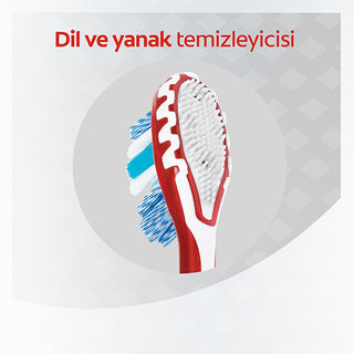 Colgate 360 Advanced Optic White Toothbrush - Whiter Teeth, Tongue & Cheek Cleaner, Medium Bristles, Plaque Removal Colgate Optic White Toothbrush: Whiter Teeth & Fresh Breath Colgate toothbrush, optic white toothbrush, teeth whitening toothbrush, tongue cleaner toothbrush, medium bristle toothbrush, 360 toothbrush, oral hygiene toothbrush, plaque removal toothbrush, toothbrush, teeth whitening, oral hygiene, plaque removal, fresh breath, manual toothbrush, medium toothbrush, Colgate, dental care, whiter te