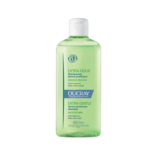 Ducray Extra Doux Gentle Shampoo for Sensitive Scalps - 13.53 fl oz, Suitable for Frequent Use Ducray Extra Doux Gentle Shampoo - 13.53 fl oz gentle shampoo, sensitive scalp shampoo, Ducray Extra Doux, frequent use shampoo, large capacity shampoo, hair care, sensitive scalp care, mild shampoo, dermatologically tested, daily use shampoo, family hair care, scalp irritation solution