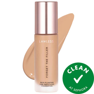 Forget The Filler Skin-Plumping: Full Coverage Foundation for Anti-Aging, Smoothing, Vegan & Cruelty-Free Beauty Forget The Filler: Full Coverage Anti-Aging Skin Smoothing Foundation full coverage foundation, anti-aging foundation, skin smoothing foundation, vegan foundation, cruelty free foundation, long wearing foundation, hyaluronic acid foundation, foundation for mature skin, non-acnegenic foundation, natural finish foundation, foundation, makeup, face makeup, liquid foundation, anti-aging skincare, ful