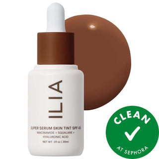 ILIA Super Serum Skin Tint SPF 40: Hydrating Skincare Foundation for Dewy Coverage, Protects, and Improves Skin Naturally ILIA Skin Tint SPF 40: Hydrating & Protective Foundation tinted serum, skincare foundation, SPF 40 foundation, vegan foundation, cruelty-free makeup, hyaluronic acid serum, niacinamide serum, light coverage foundation, mineral sunscreen foundation, dewy finish foundation, foundation makeup, serum foundation, skin tint, SPF foundation, vegan makeup, cruelty-free foundation, hydrating seru