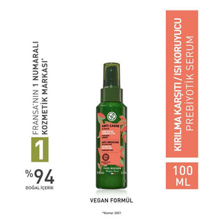 Yves Rocher Anti-Breakage Prebiotic Hair Serum for Damaged Hair - Heat Protection, Organic Agave & Jojoba Oil Yves Rocher Anti-Breakage Hair Serum - Repair & Protect Hair repair serum, Anti-breakage hair care, Organic hair products, Heat protection serum, Prebiotic hair serum, Damaged hair solution, Natural hair care, Yves Rocher, Hair nourishment, Hair protection, Organic Agave hair benefits, Jojoba Oil hair repair