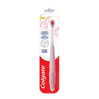 Colgate Soft Foam Manual Toothbrush for Gentle Oral Care - Soft Bristle, Detailed Cleaning, Sensitive Teeth Friendly Colgate Soft Foam Toothbrush for Sensitive Teeth Manual Toothbrush, Soft Bristle Toothbrush, Gentle Oral Care, Detailed Cleaning Toothbrush, Sensitive Teeth Toothbrush, Oral Hygiene, Toothbrush for Sensitive Teeth, Colgate, Soft Foam Toothbrush, Manual Brushing, Gentle Cleaning
