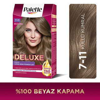 palette deluxe hair color 7-11 ash brown, before and after hair dye result, palette hair color application process Palette Deluxe Hair Color - 7-11 Ash Brown for Beauty Enthusiasts | Long-Lasting Vibrant Color Palette Hair Color 7-11 Ash Brown palette, hair-color, ash-brown, beauty-enthusiasts, hair-dye, vibrant-color, long-lasting, micro-oils, easy-application, ai-generated