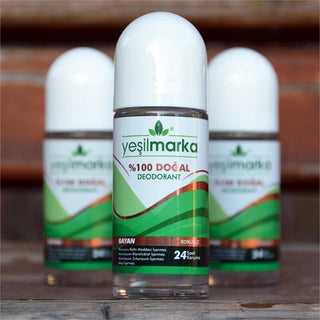 Green Brand 100% Natural Roll-On Deodorant for Women / ODORLESS