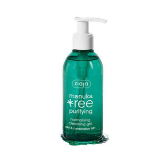 ziaja manuka cleansing gel 200ml, manuka cleansing gel application, ziaja cleansing gel for oily skin Ziaja Manuka Cleansing Gel - Balancing Formula | 200ml Ziaja Manuka Cleansing Gel - 200ml ziaja, cleansing-gel, manuka, oily-skin, combination-skin, vegan, face-wash, balancing-skincare, skin-care, ai-generated