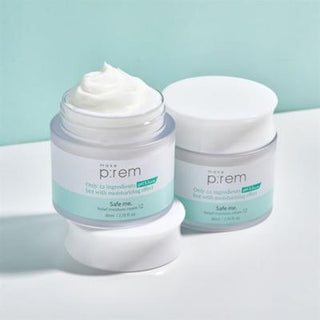 Make Prem Safe Me Relief Moisture Cream: Deep Hydration & Soothing for Sensitive Skin | Squalene, EWG Green, pH Balanced Make Prem Moisture Cream: Hydrate Sensitive Skin - EWG Green moisture cream, hydrating face cream, sensitive skin moisturizer, Make Prem cream, Safe Me Relief cream, squalene moisturizer, natural skincare, soothing cream for face, EWG Green skincare, pH balanced moisturizer, hydrating cream, face cream, sensitive skin, eczema relief, dry skin, redness relief, natural ingredients, squalene