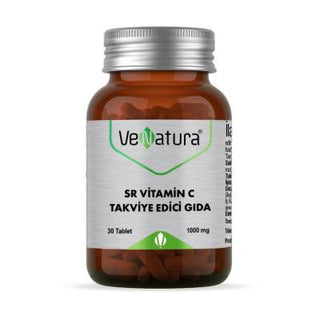 VeNatura SR Vitamin C 1000mg - Sustained Release, Vegan, Gluten-Free Immune Support Supplement, High Dose Vitamin C Tablets - 30 Count VeNatura SR Vitamin C 1000mg - Vegan Immune Support Vitamin C 1000mg, Sustained Release Vitamin C, Vegan Vitamin C supplement, Gluten free Vitamin C, Lactose free Vitamin C, Immune support supplement, Vitamin C tablets, High dose Vitamin C, Vitamin C, Immune Support, Antioxidant, Vegan, Gluten-Free, Lactose-Free, Sugar-Free, Health Supplement, Wellness, Daily Supplement, Col